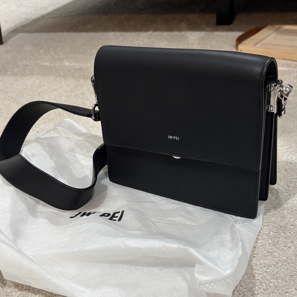 JW PEI faux leather purse with silver hardware